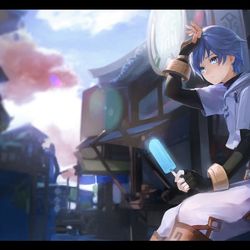 This is a pixiv picture whose title is 100枚チャレンジ-4.