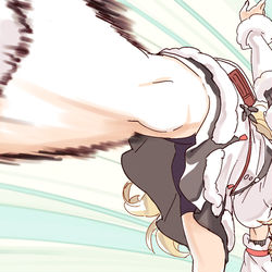 This is a pixiv picture whose title is ぎりぎりわるくないわためキック.