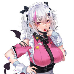 This is a pixiv picture whose title is 地雷系メイド.