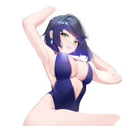 This is a pixiv picture whose title is 夜兰.