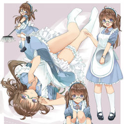This is a pixiv picture whose title is メイドせきらちゃん.