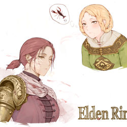 This is a pixiv picture whose title is 老头环填坑.
