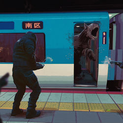 This is a pixiv picture whose title is 終点.