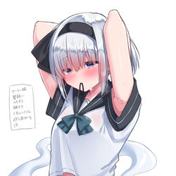 This is a pixiv picture whose title is 性癖詰め合わセット妖夢ちゃん.