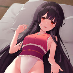 This is a pixiv picture whose title is タッグコス輝夜.