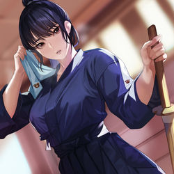 This is a pixiv picture whose title is 部活の先輩.
