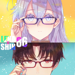 This is a pixiv picture whose title is 眼鏡らくがき.