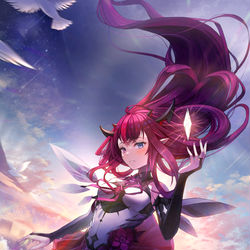 This is a pixiv picture whose title is Hope is Descending.