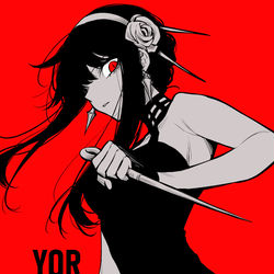 This is a pixiv picture whose title is ヨル・フォージャー.