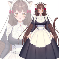 This is a pixiv picture whose title is Vtuberになりました.