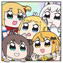 This is a pixiv picture whose title is なないろ☆ナミダ / Tomato n' Pine.