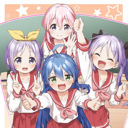 This is a pixiv picture whose title is らき☆すた.