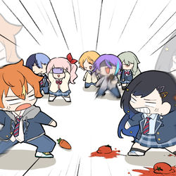 This is a pixiv picture whose title is 🍅vs🥕.