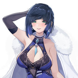 This is a pixiv picture whose title is 夜阑.