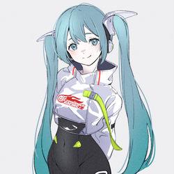 This is a pixiv picture whose title is 初音ミク.
