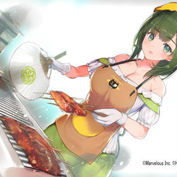 This is a pixiv picture whose title is ウナギかば焼き（イラスト四点）.