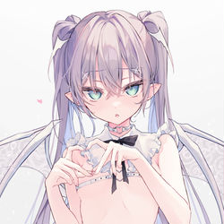 This is a pixiv picture whose title is ♡.