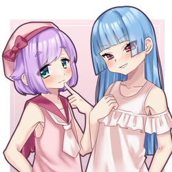 This is a pixiv picture whose title is 男の娘（＋6年）.
