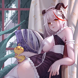 This is a pixiv picture whose title is 女仆埃吉尔.