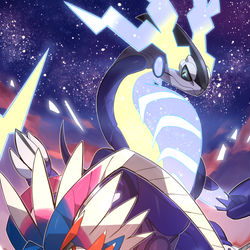 This is a pixiv picture whose title is コライドン / ミライドン.