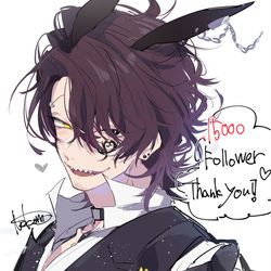 This is a pixiv picture whose title is 15000人ありがとうございます！.