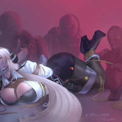 This is a pixiv picture whose title is 拉致.