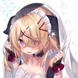 This is a pixiv picture whose title is お仕事中に失敗しちゃうメイドちゃん④.