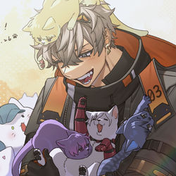 This is a pixiv picture whose title is HBD to Alban🎉.
