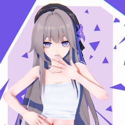 This is a pixiv picture whose title is 入木三分.