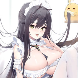 This is a pixiv picture whose title is Indomitable (maid).