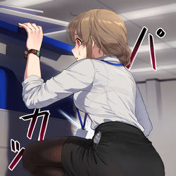 This is a pixiv picture whose title is 裂けてしまったちひろさん.