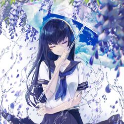This is a pixiv picture whose title is 晴恋う初夏は梅雨に沈む.