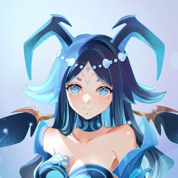 This is a pixiv picture whose title is Bonanus - Hydro Yaksha.