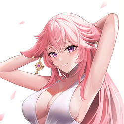 This is a pixiv picture whose title is yaemiko.