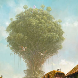 This is a pixiv picture whose title is 村.