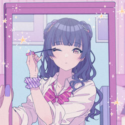 This is a pixiv picture whose title is ギャル冬優子.