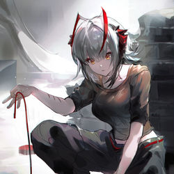 This is a pixiv picture whose title is 明日方舟 w.