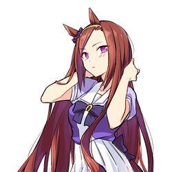 This is a pixiv picture whose title is 髪下ろしバクシン.