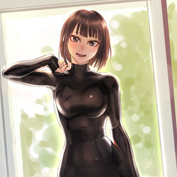 This is a pixiv picture whose title is 逆光ぴち.