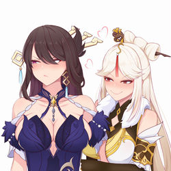 This is a pixiv picture whose title is 北凝BeiDou×NingGuang.2.