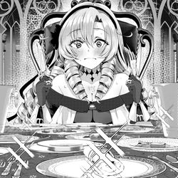 This is a pixiv picture whose title is 高級料理店に招待されたサロメ嬢（一般女性）.