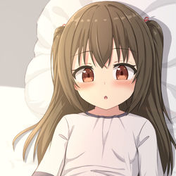 This is a pixiv picture whose title is 💓お願いシたらおハ゜ンツをﾐｼﾃくれた娘.