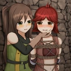 This is a pixiv picture whose title is お楽しみ中のSukiとCarol.