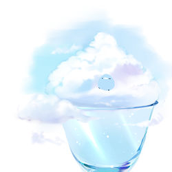 This is a pixiv picture whose title is 雲のソーダ水.