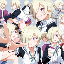 This is a pixiv picture whose title is 🍔ミア・テイラーちゃん表情集さ！.