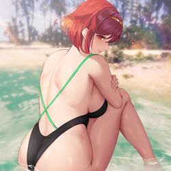 This is a pixiv picture whose title is Pyra.