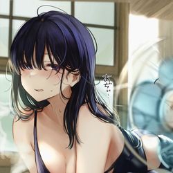 This is a pixiv picture whose title is 扇風機壊れた….
