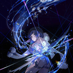 This is a pixiv picture whose title is yelan.