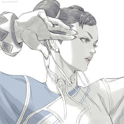 This is a pixiv picture whose title is 春麗 - ストVI.