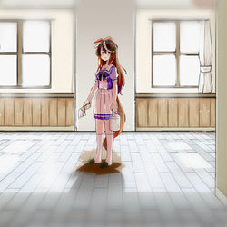 This is a pixiv picture whose title is 部屋の模様替えをしようとしたら出られなくなったシンボリルドルフ.